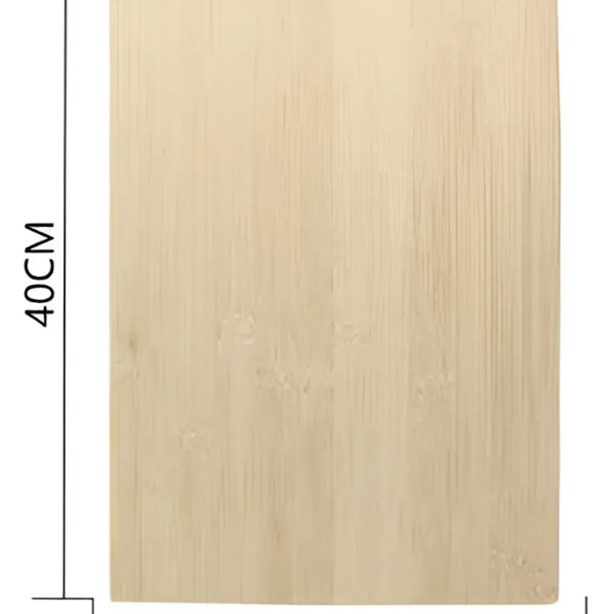 GENERICO - Tabla de cortar bambú 40x30 cm con asa para cocinav