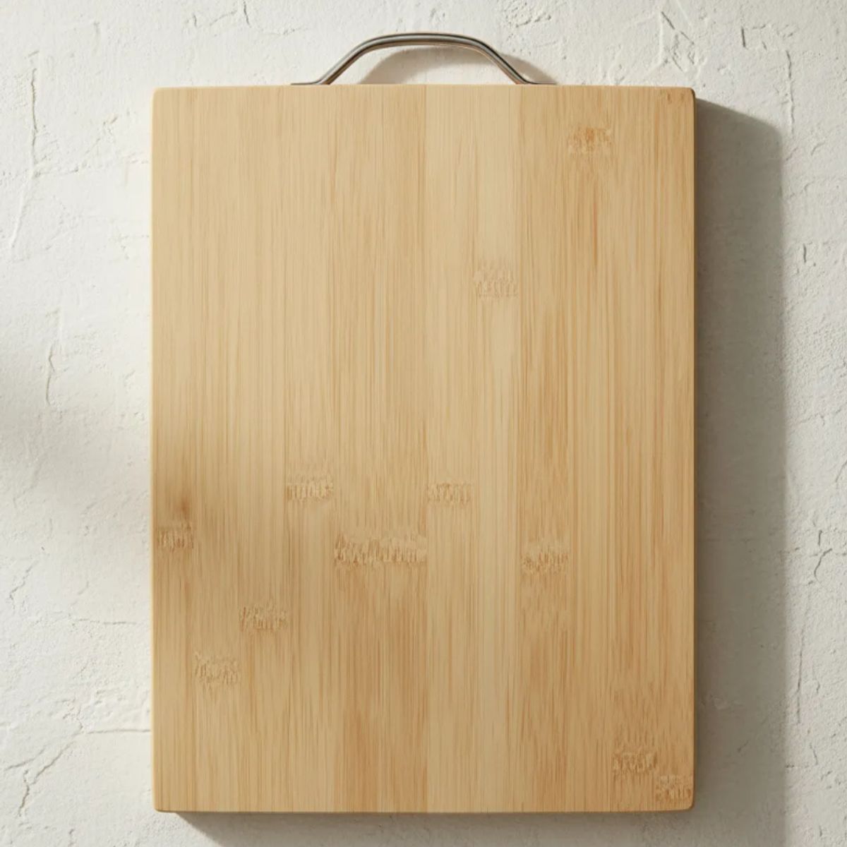 GENERICO - Tabla de cortar bambú 40x30 cm con asa para cocinav