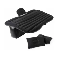 GENERICO - Colchon Inflable Con Compresor Y Almohadas Para Auto