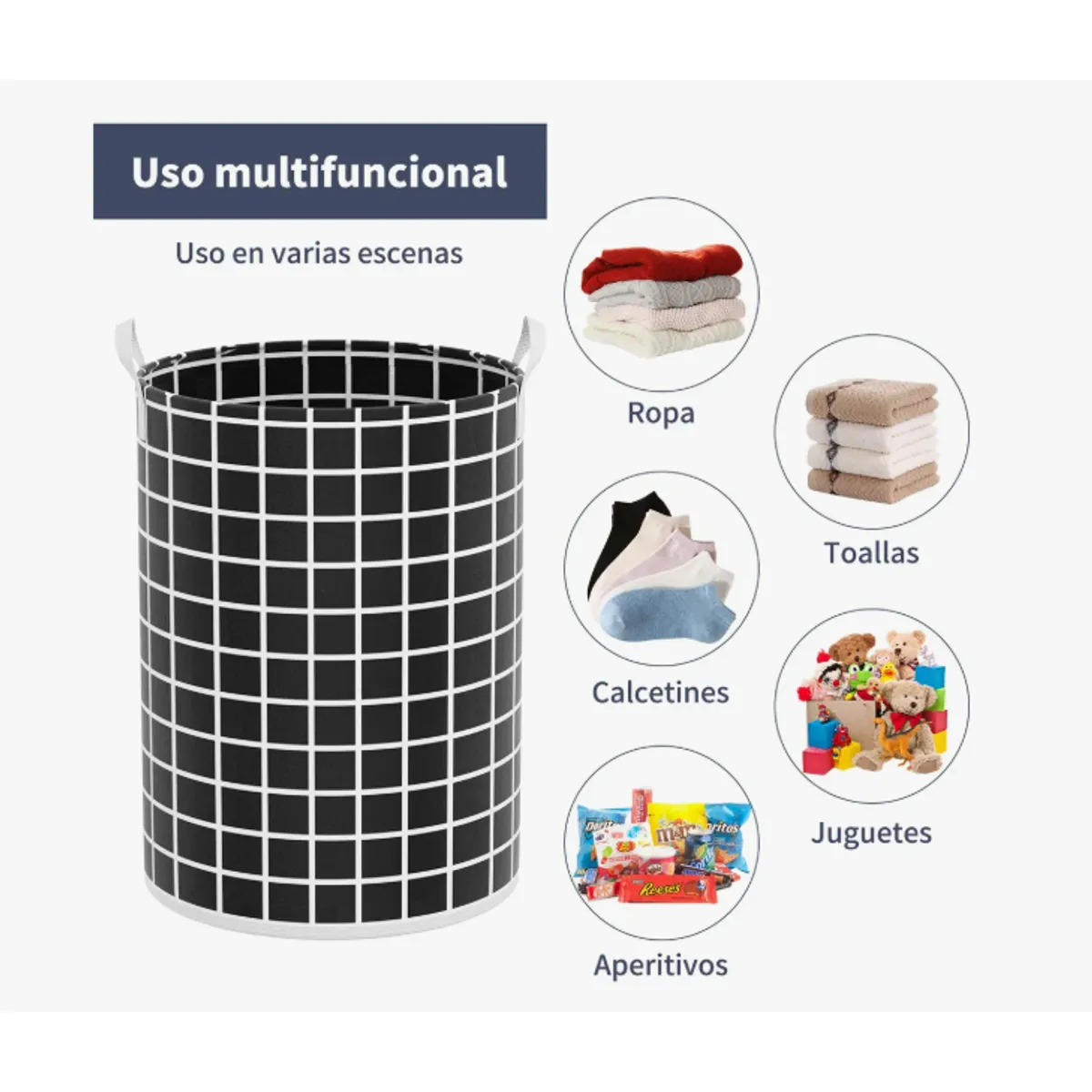 GENERICO - Juego De 4 Cestos Plegables Para La Ropa Sucia