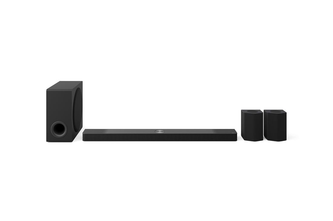 Soundbar de cine en casa de 915&nbsp;canales con sonido envolvente y altavoces traseros S95TR