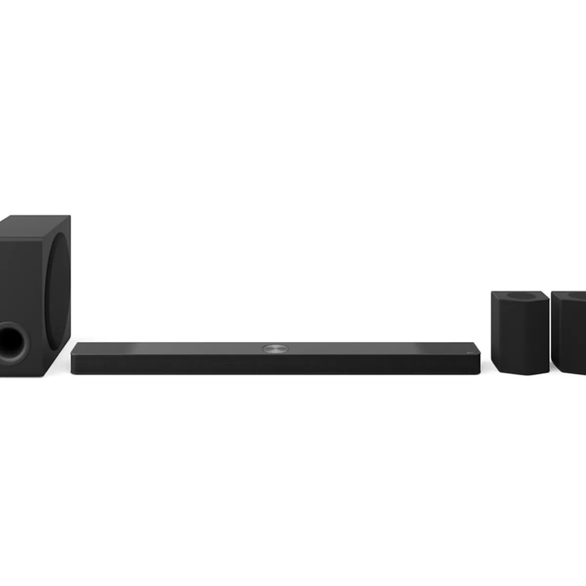 LG - Soundbar de cine en casa LG de 915 canales con sonido envolvente y altavoces traseros S95TR