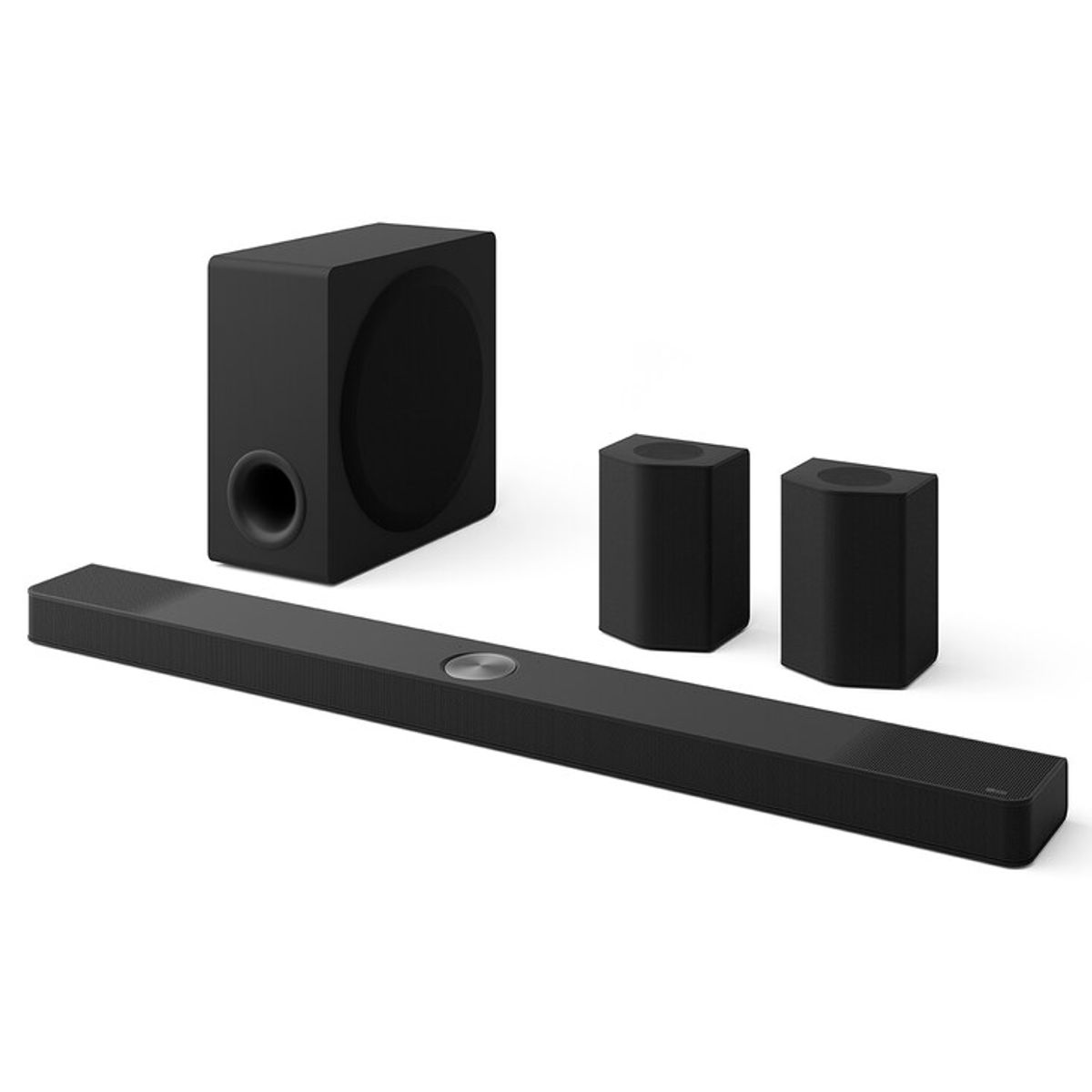 LG - Soundbar de cine en casa LG de 915 canales con sonido envolvente y altavoces traseros S95TR