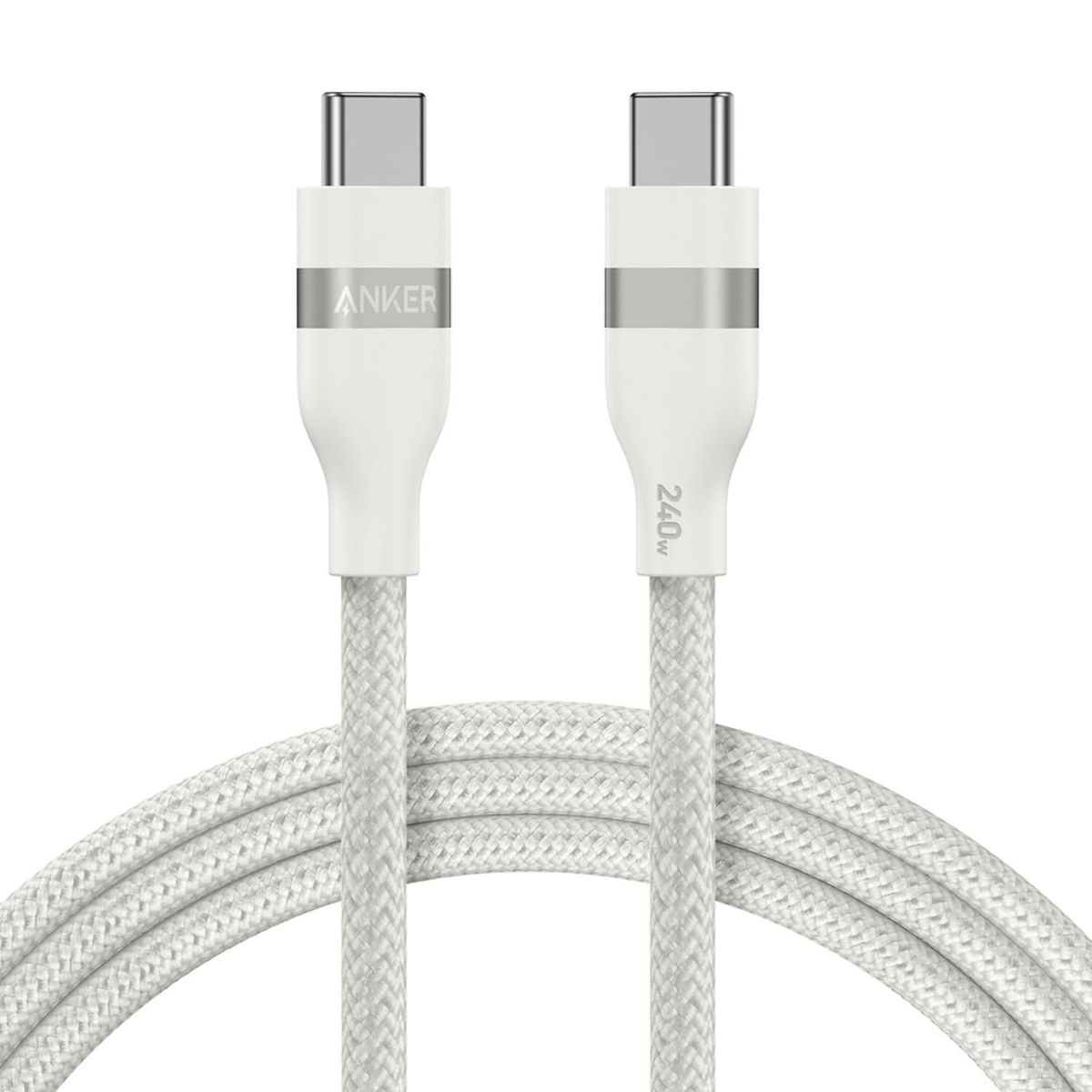 ANKER - Cable USB-C a USB-C Anker Carga Rápida 240W 1m Blanco