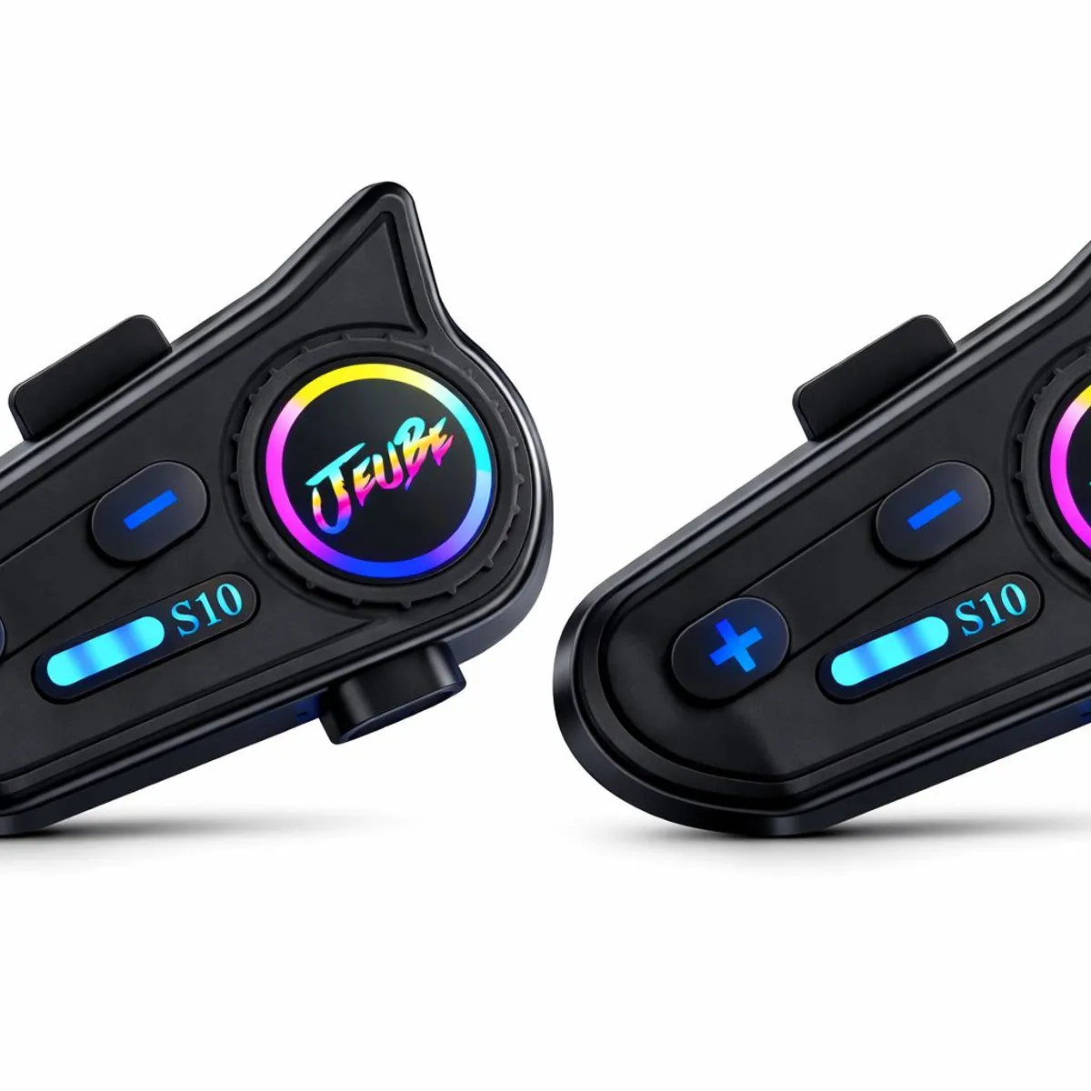 IRM - x2 Intercomunicador Para Casco Moto Biscileta Manos Libres Impermeable Trabajo Auricular