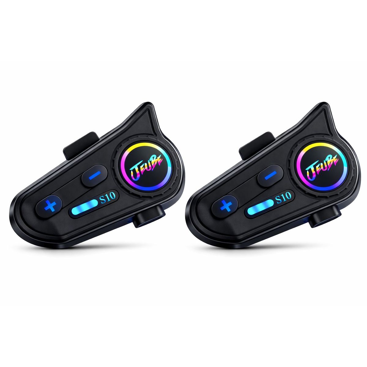 IRM - x2 Intercomunicador Para Casco Moto Biscileta Manos Libres Impermeable Trabajo Auricular