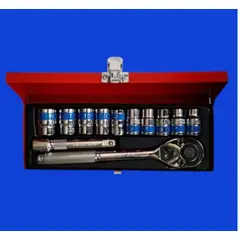 TORO - JUEGO DE LLAVES RACHET CON SET DE DADOS 12