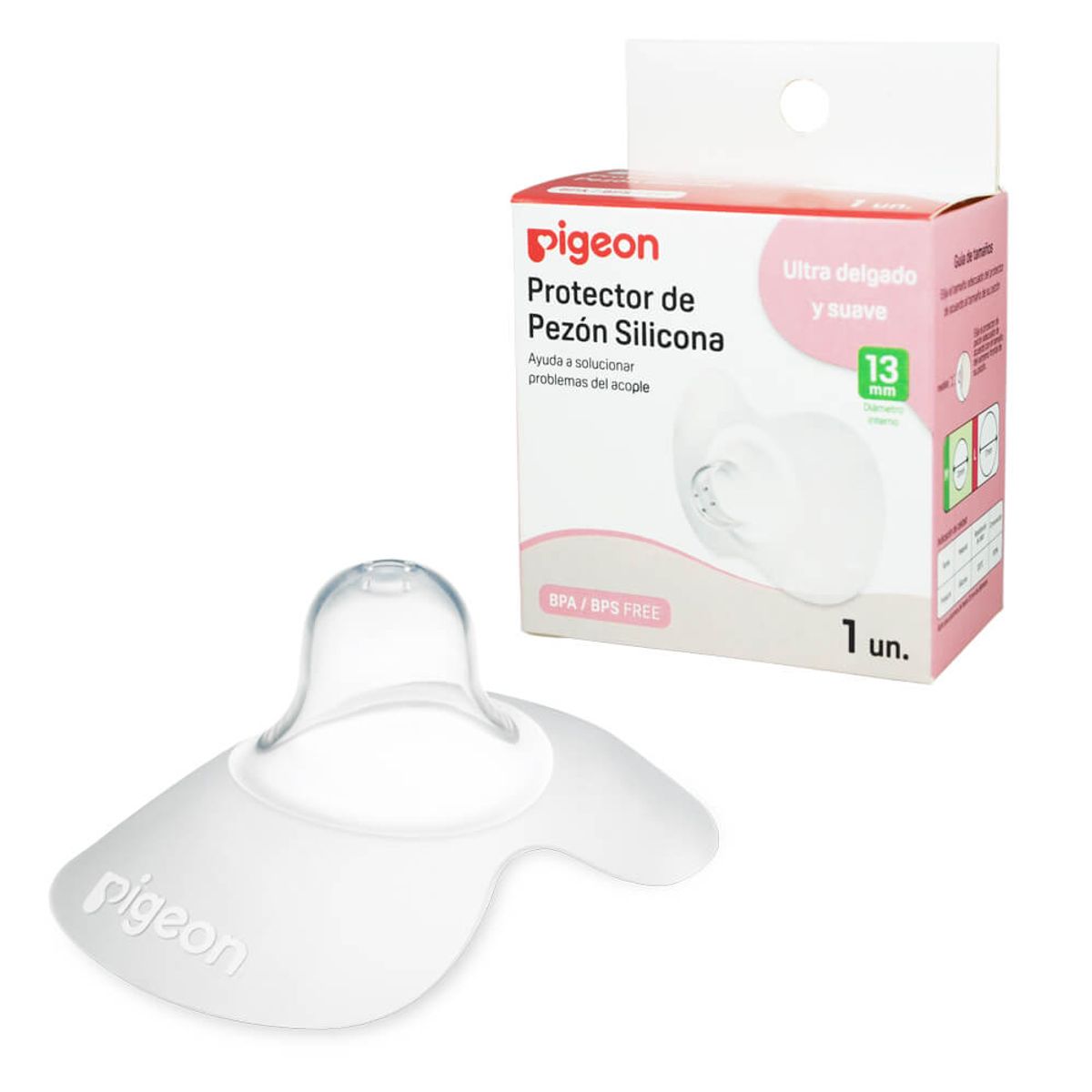 PIGEON - Protector De Pezón - Silicona Talla M
