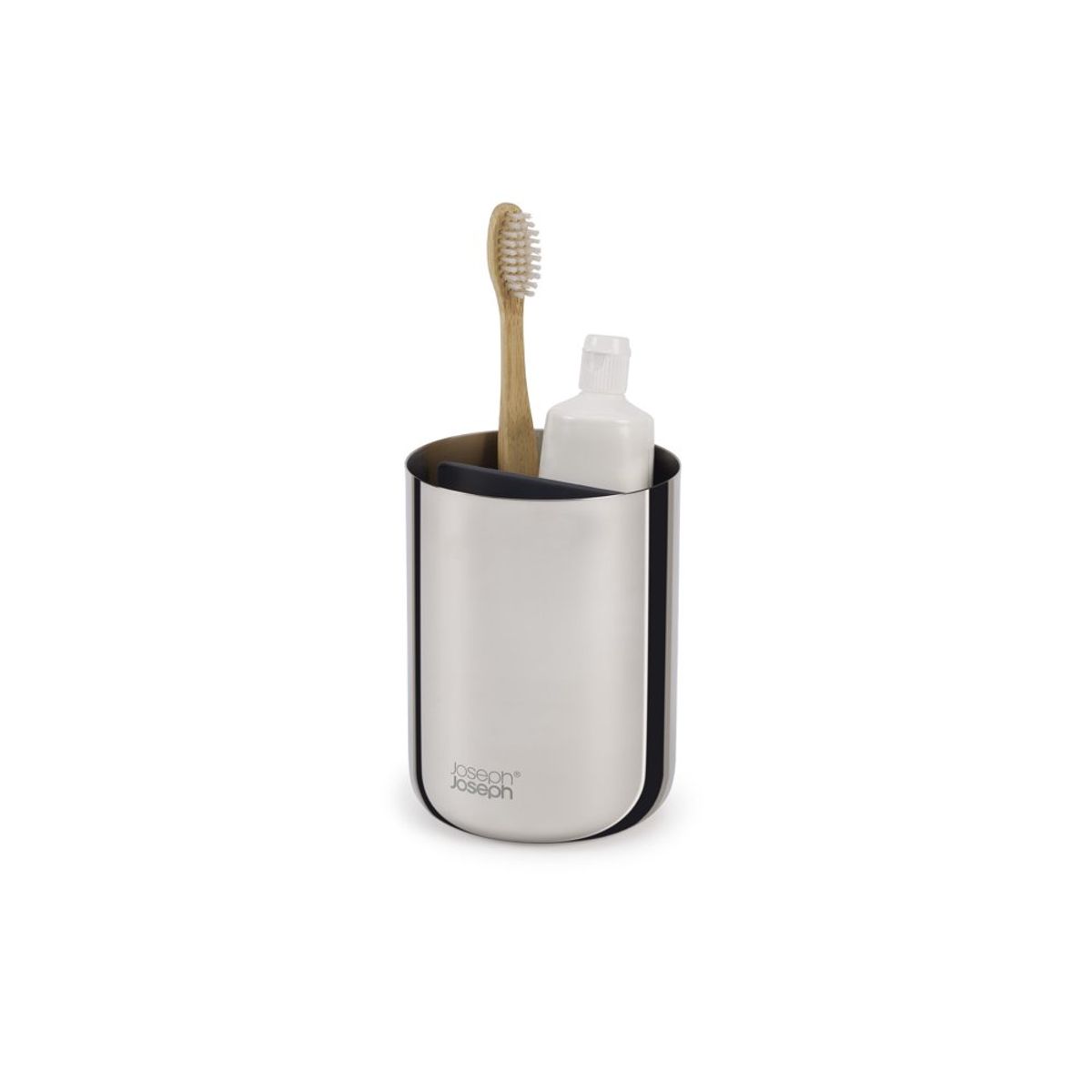 JOSEPH JOSEPH - Vaso Portacepillo Joseph Joseph Luxe Acero Inoxidable 1 Unidad