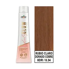 GENERICO - TINTURA PER S/AMONI ITELY DELYGLOW 8DR RUBIO CLARO DORADO COBRE 100ML 8.34 + OXIDANTE