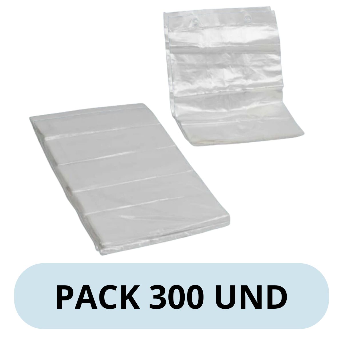 GENERICO - Bolsas Taco Transparente 20x30cm Multiusos Cocina Pack 300 Und