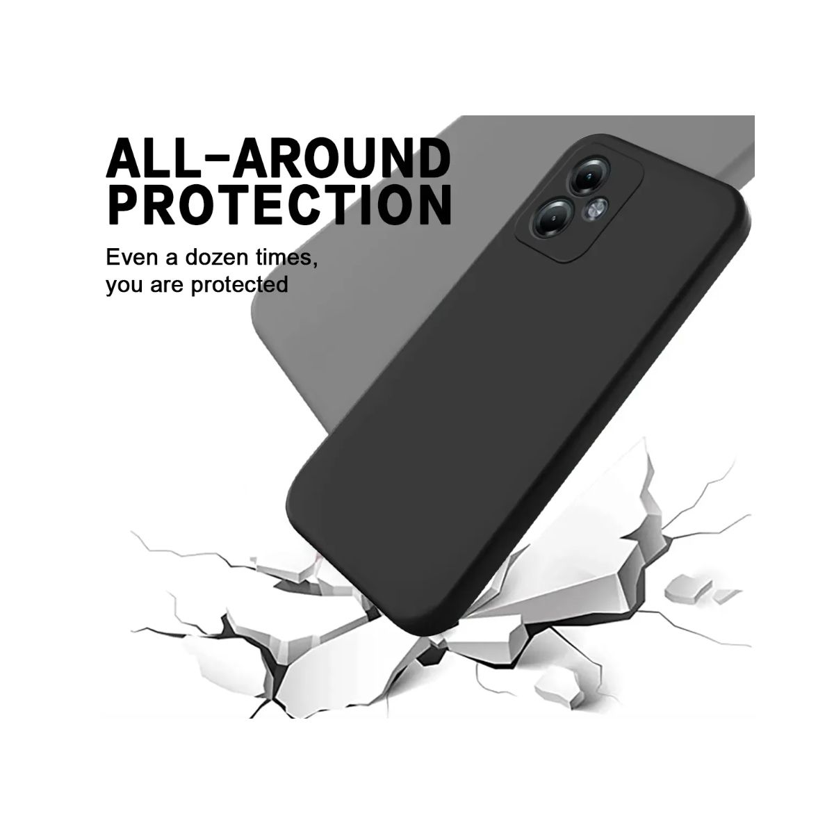 JOIGO - Carcasa Para Xioami Redmi 12 5G Goma Fucsia