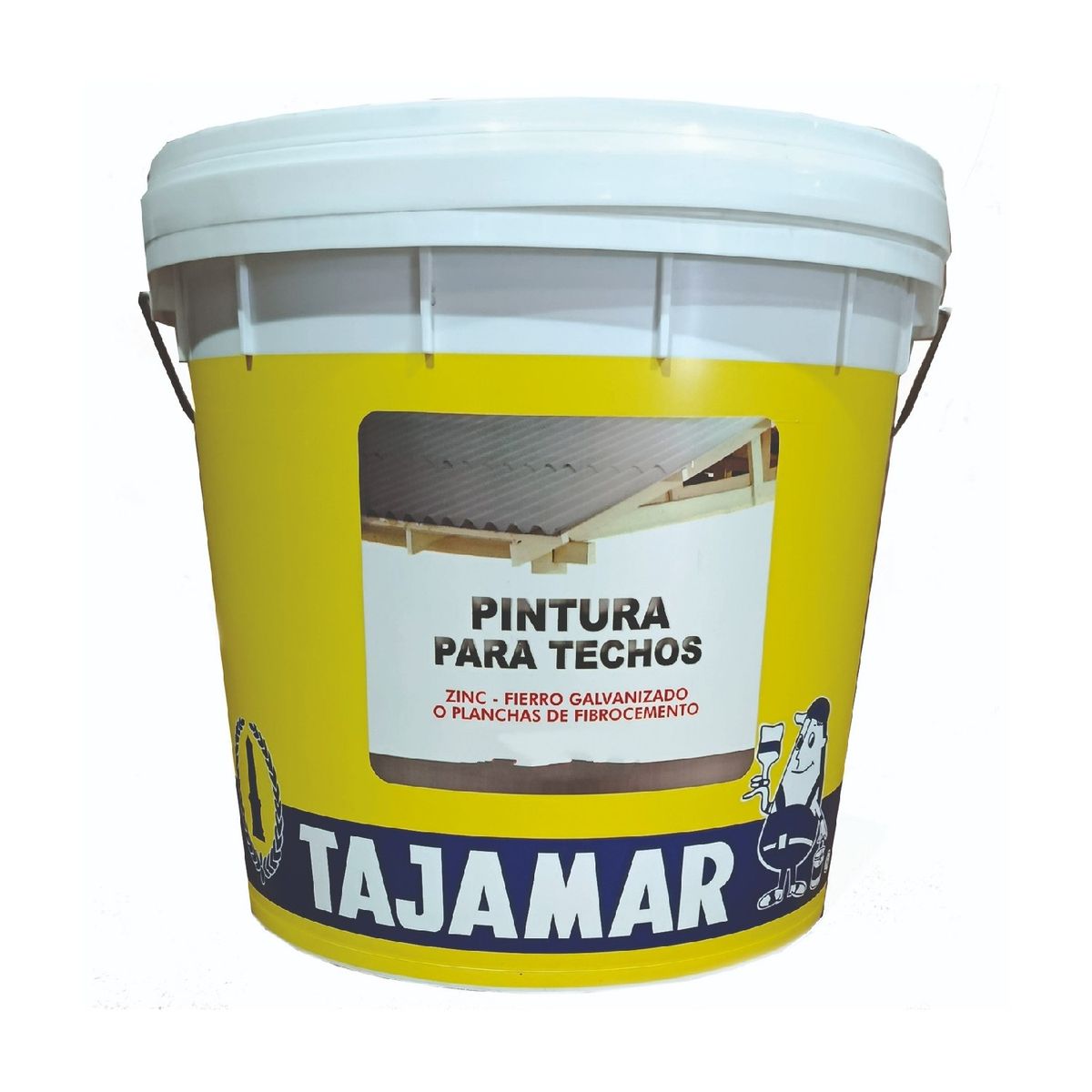 TAJAMAR - Pintura Para Techo Blanco Tajamar Tineta