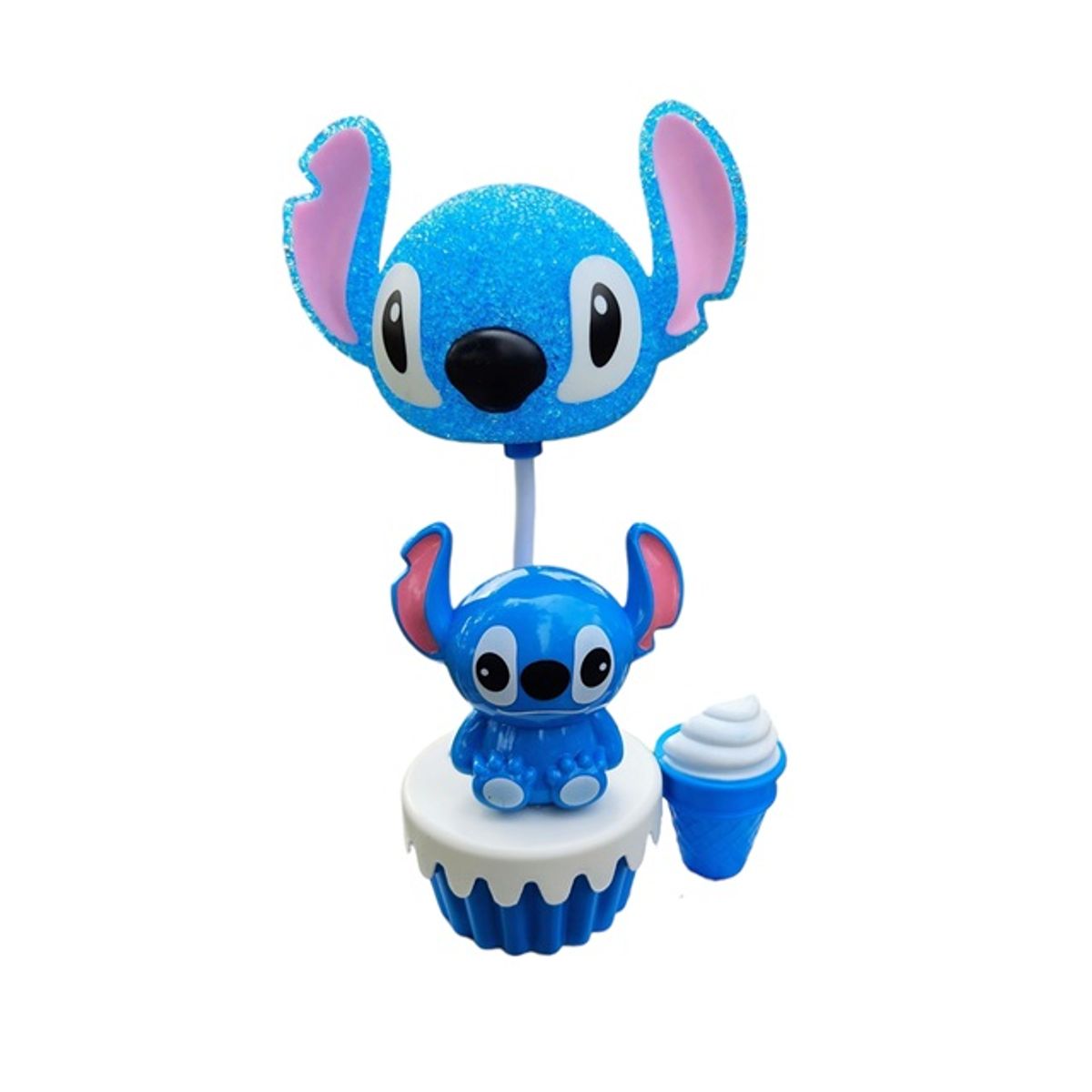 GENERICO - PORTA LAPIZ ORGANIZADOR DE ESCRITORIO CON LUZ KAWAII STIT
