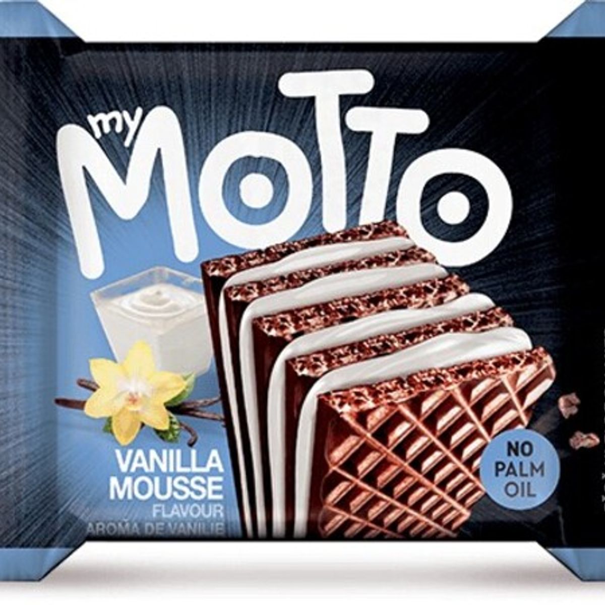 MY MOTTO - Obleas Mousse Vainilla My Motto 10 un x 30 g Kiosclub