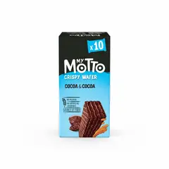 MY MOTTO - Obleas Cocoa y Cocoa 10 un x 30 g