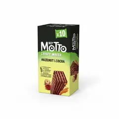 MY MOTTO - Obleas Avellana y Cocoa 10 un x 30 g