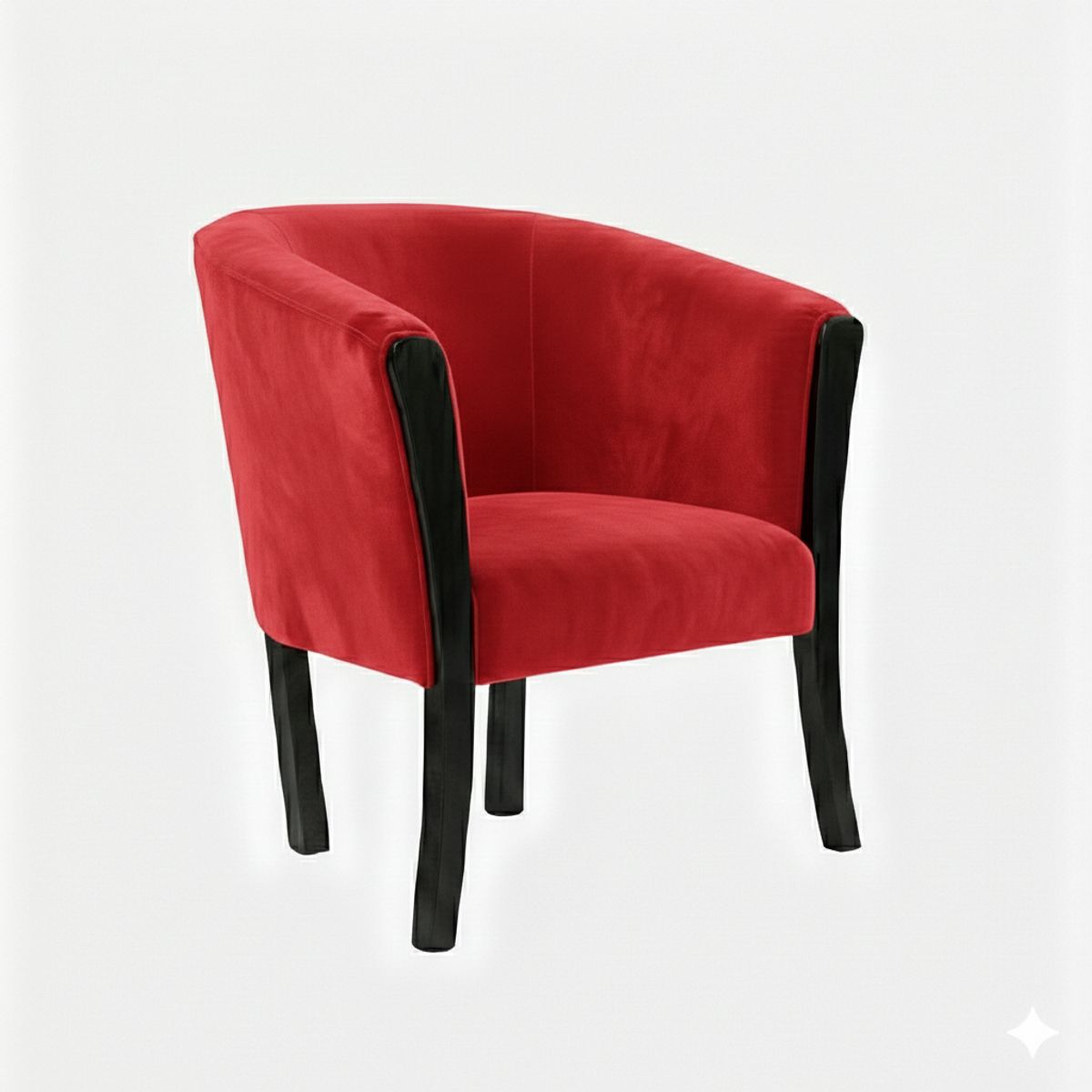 MUEBLES NEW - SITIAL AMERICANO ROJO FELPA