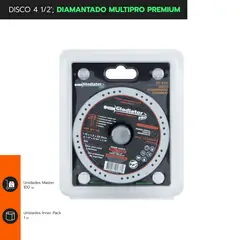 GLADIATOR - DISCO DIAMANTADO 4 1/2 MULTIPROPOSITO DP 8115