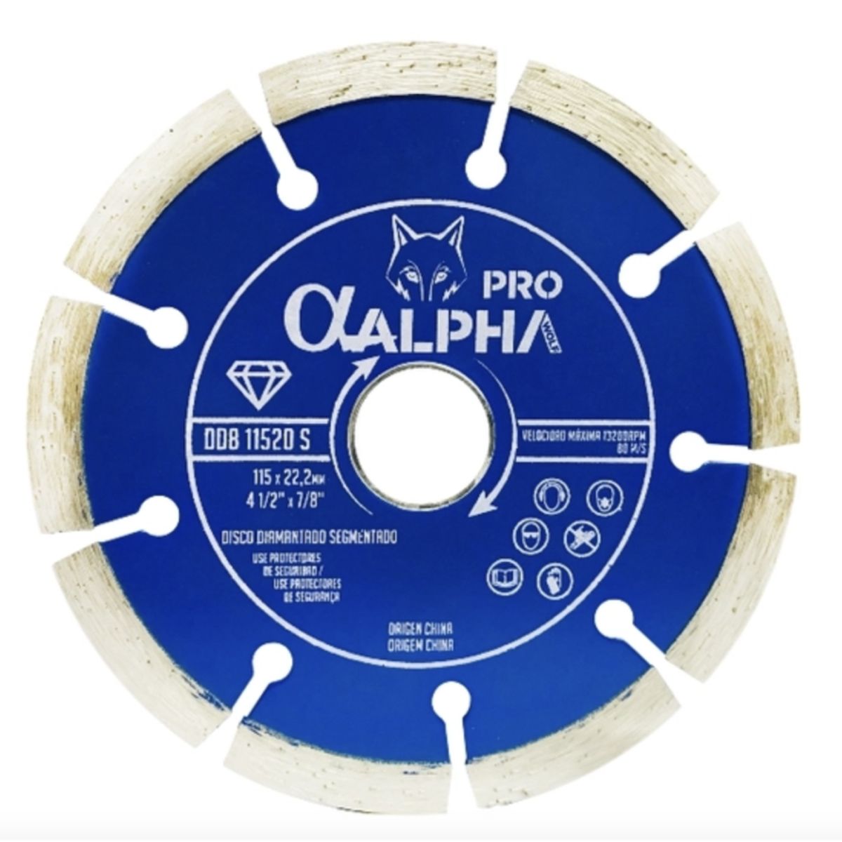 ALPHA - DISCO DIAMANTADO ALPHA SEGMENTADO 4 1/2