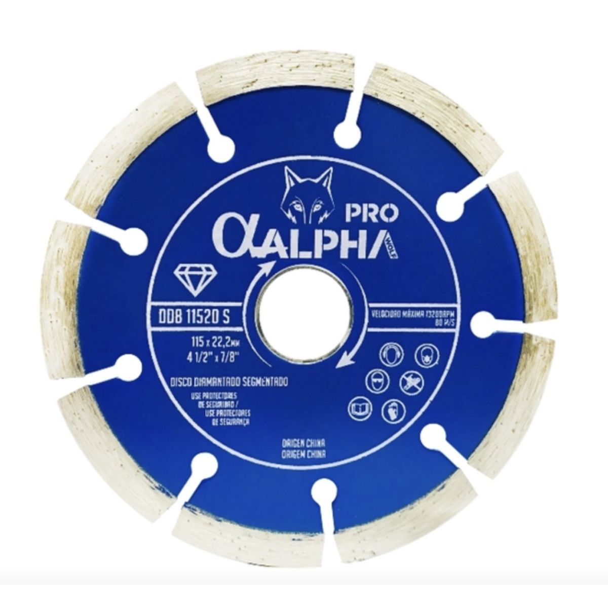 ALPHA - DISCO DIAMANTADO ALPHA SEGMENTADO 4 1/2