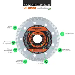 GLADIATOR - DISCO DIAMANTADO TURBO 4 1/2