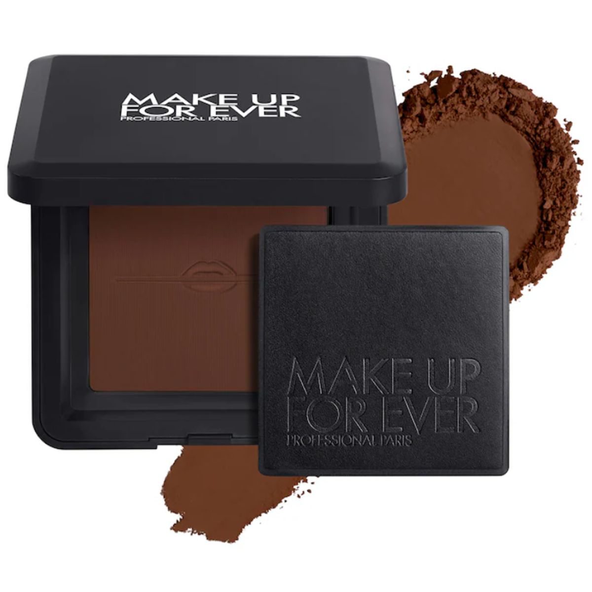 MAKE UP FOR EVER - Polvo Compacto Difuminador + Perfeccionador HD Skin - 42 Very Deep MAKE UP FOR EVER