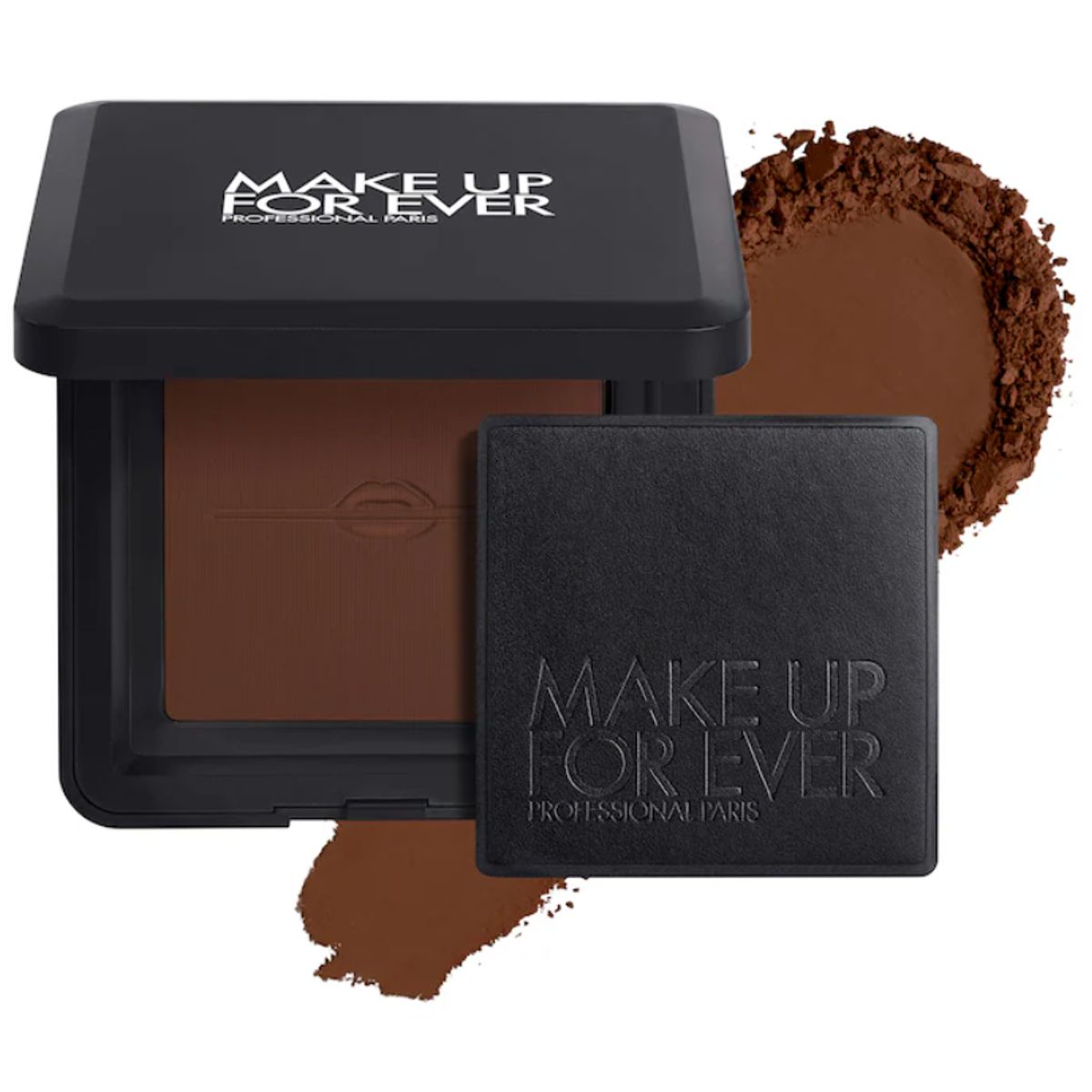 MAKE UP FOR EVER - Polvo Compacto Difuminador + Perfeccionador HD Skin - 42 Very Deep MAKE UP FOR EVER
