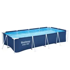 BESTWAY - Set Piscina Rectangular 4.00x2.11x0.81 m Set 56424
