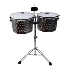 RMX - TIMBALES HQ 15+14 CON CENCERRO SILVER MART TIM-1415SV