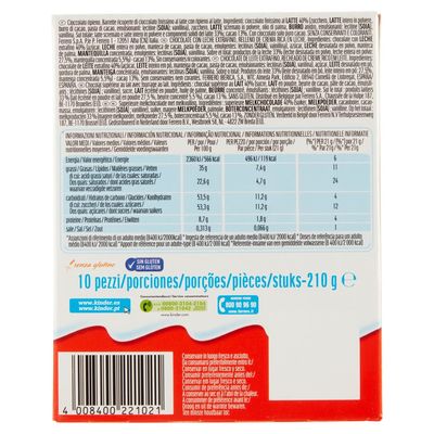 Imagen 2 del producto Barritas de Chocolates Riegel 210 g