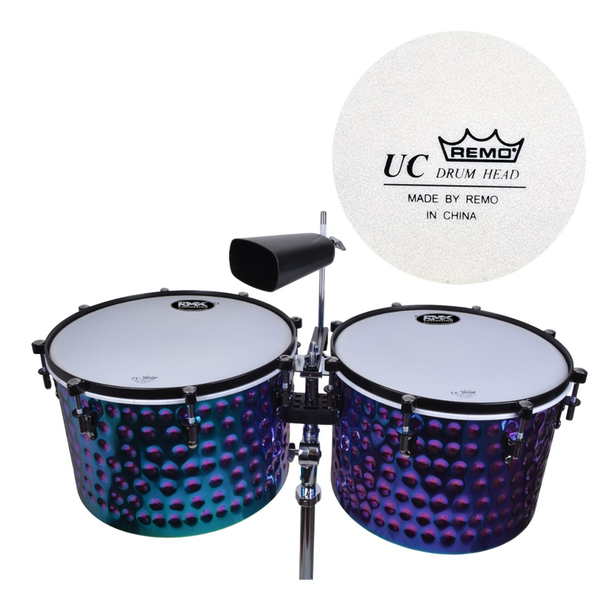 RMX - TIMBALES HQ 15+14 CON CENCERRO TORNASOL MART TIM-1415SUN RMX