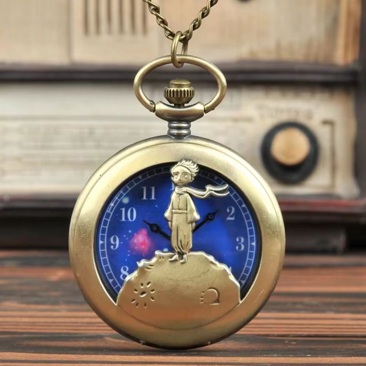 GENERICO - Reloj De Bolsillo El Principito Con Cadena Collar