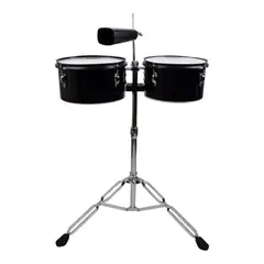 RMX - TIMBALETA DE MADERA 10 + 11 NEGRA XRD-1011BK