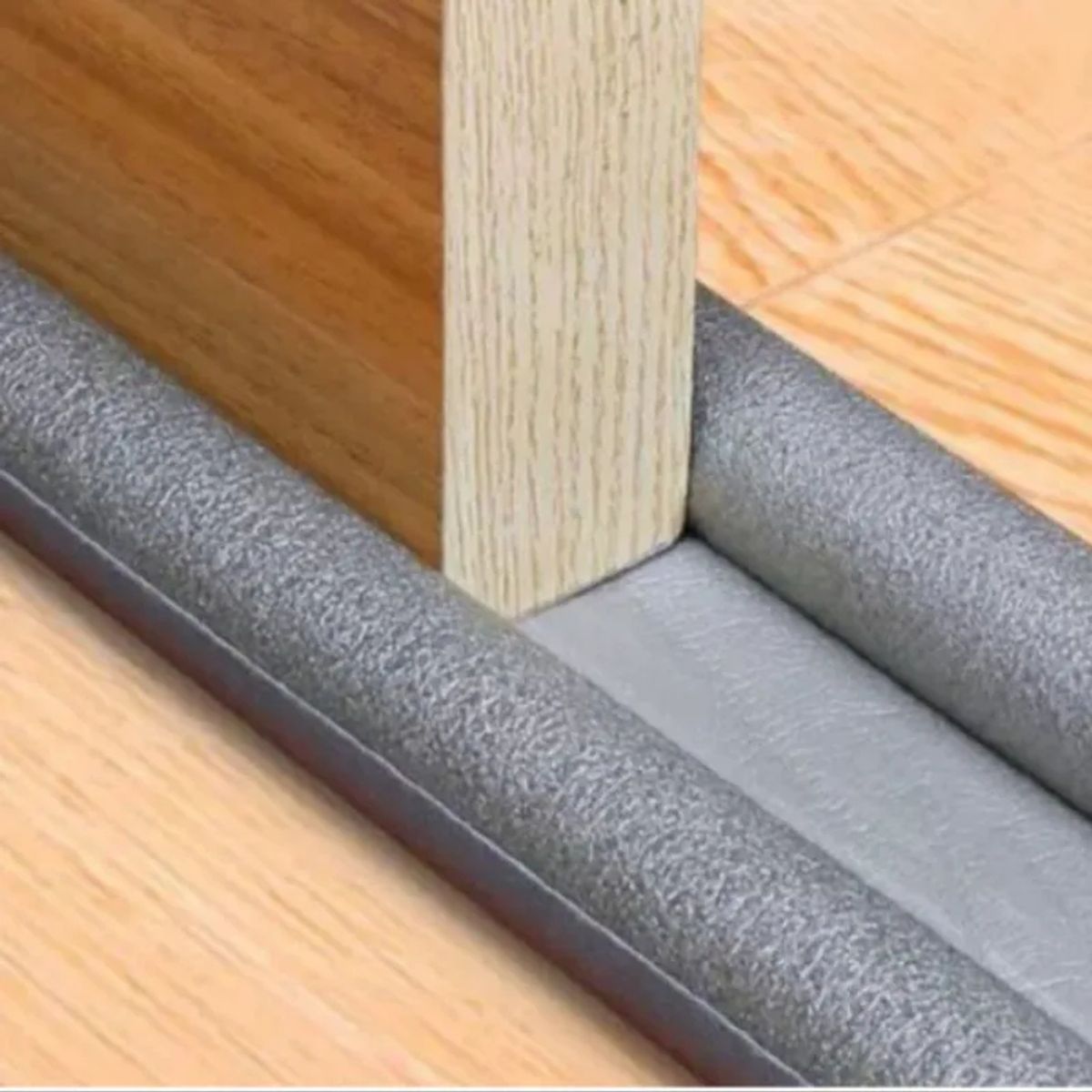 GENERICO - Protector Doble Aislante De Frio Polvo Para Puertas Ventanas