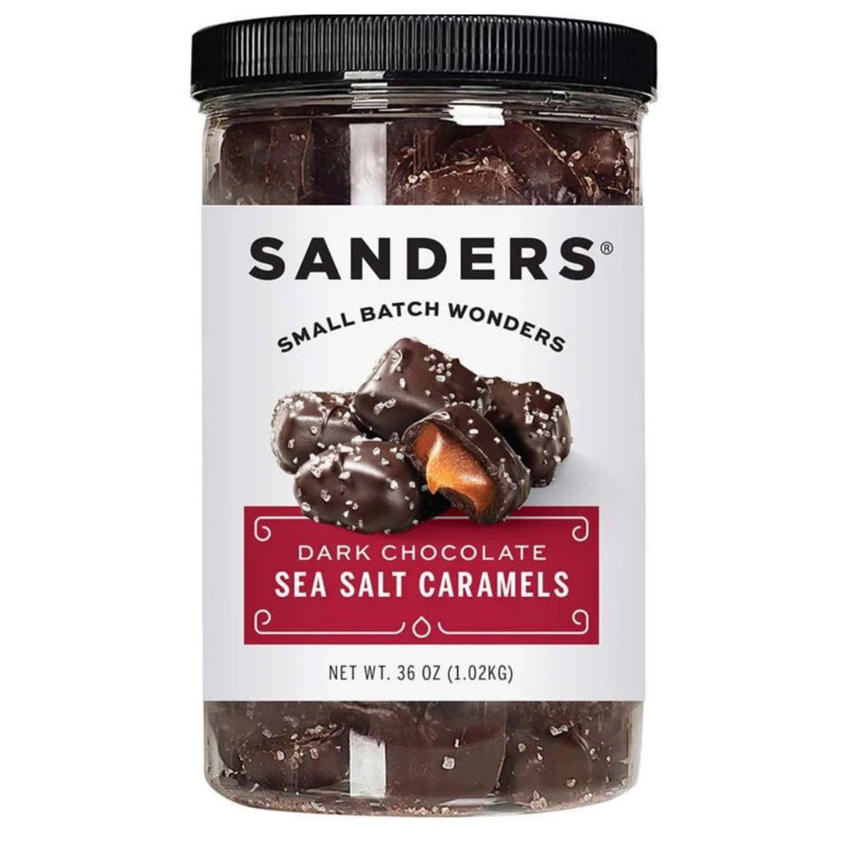 SANDERS - Chocolate Negro Con Sal De Mar Y Caramelo Sanders 1,02 Kg