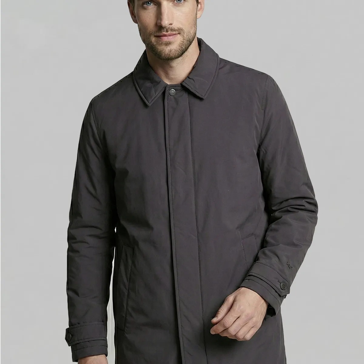 FEROUCH - Abrigo Columbia Black Ferouch
