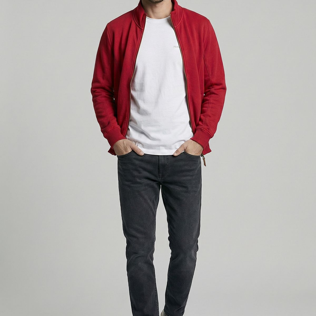 FEROUCH - Poleron Brooklyn Red Ferouch
