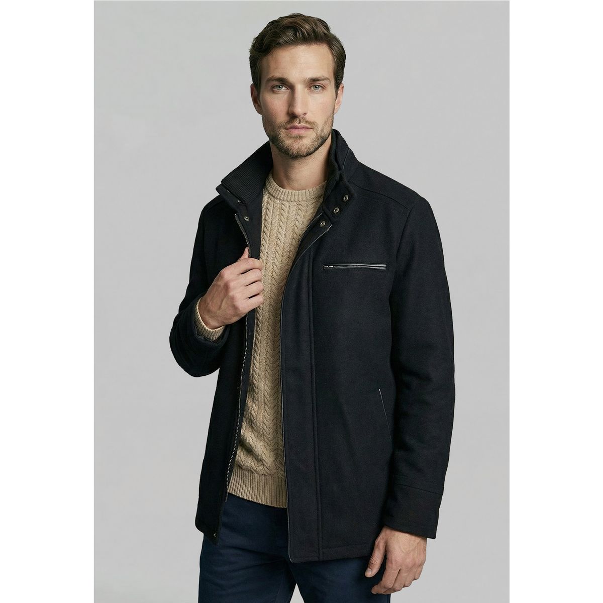 FEROUCH - Abrigo Arlington Black Ferouch