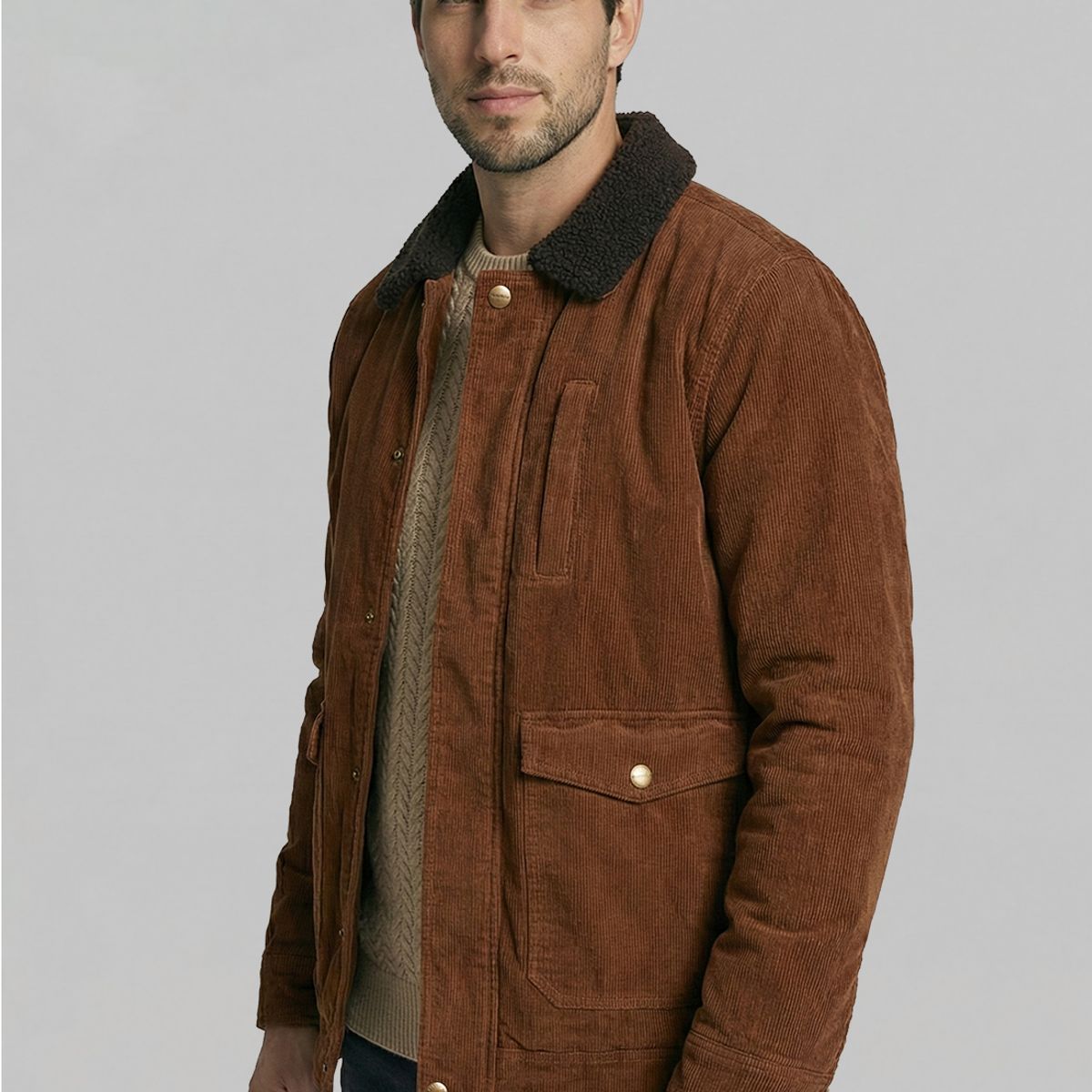 FEROUCH - Chaqueta Cincinatti Dk Brown Ferouch