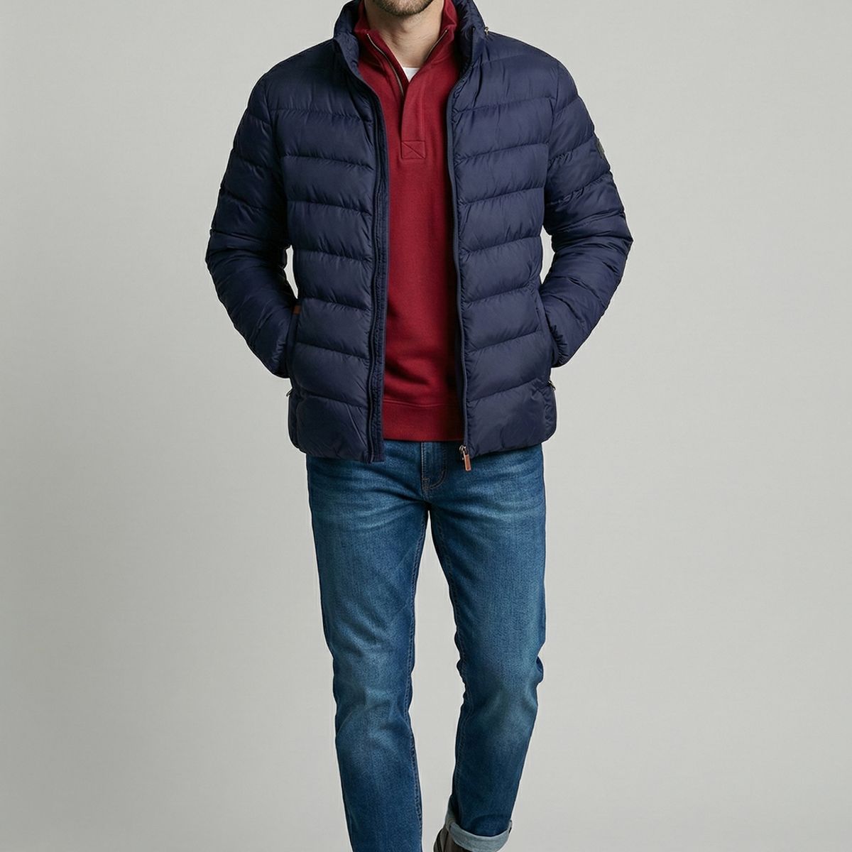 FEROUCH - Parka Sacramento Navy Ferouch