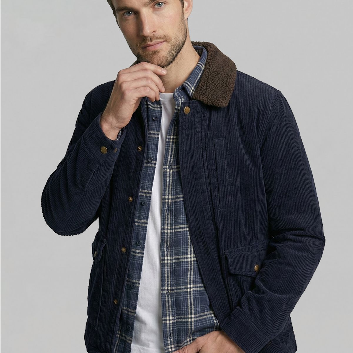 FEROUCH - Chaqueta Cincinatti Navy Ferouch