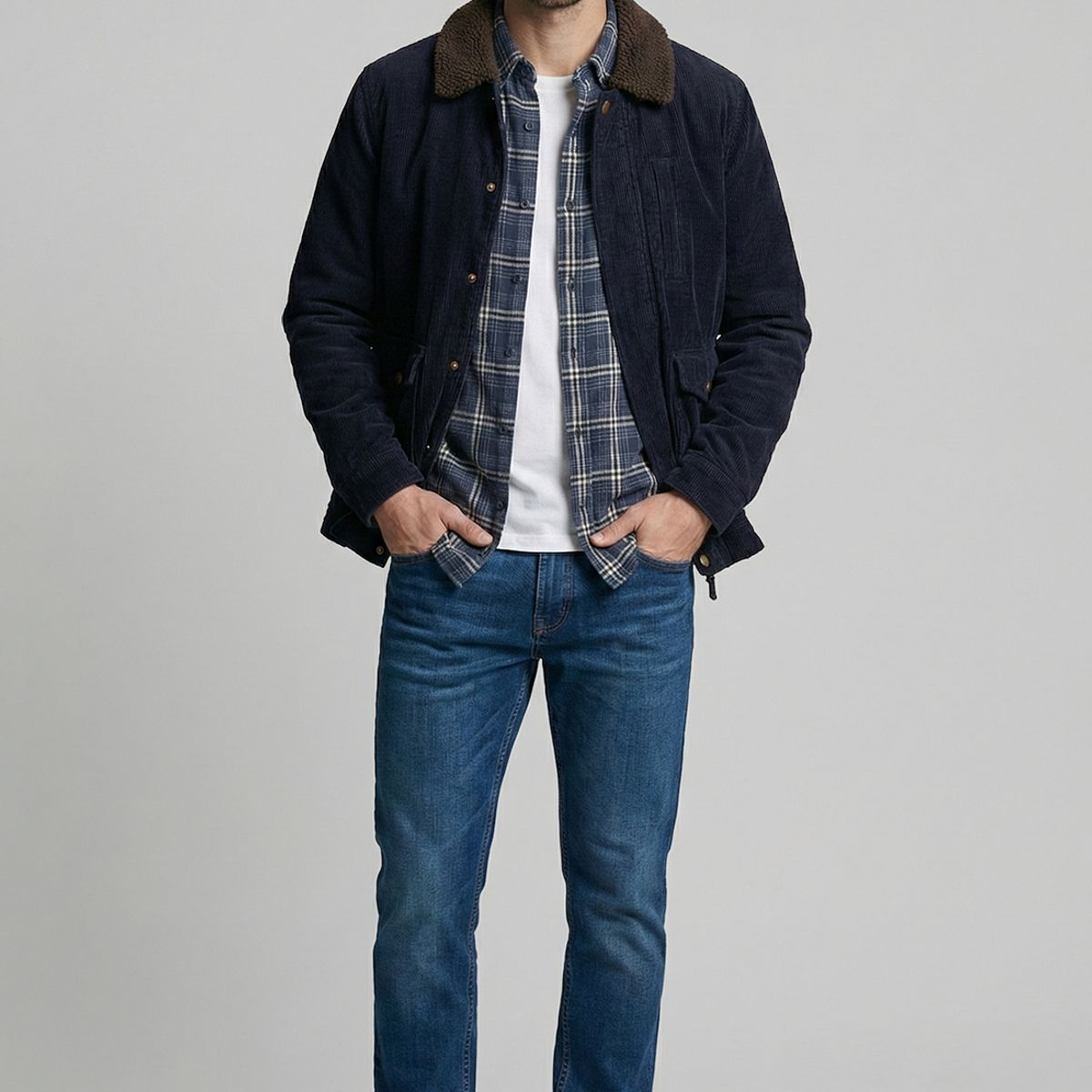 FEROUCH - Chaqueta Cincinatti Navy Ferouch