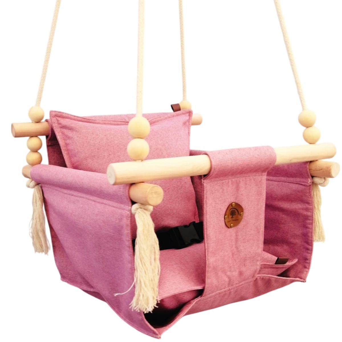 GENERICO - COLUMPIO ERGONÓMICO PARA BEBE CON CINTURON DE SEGURIDAD