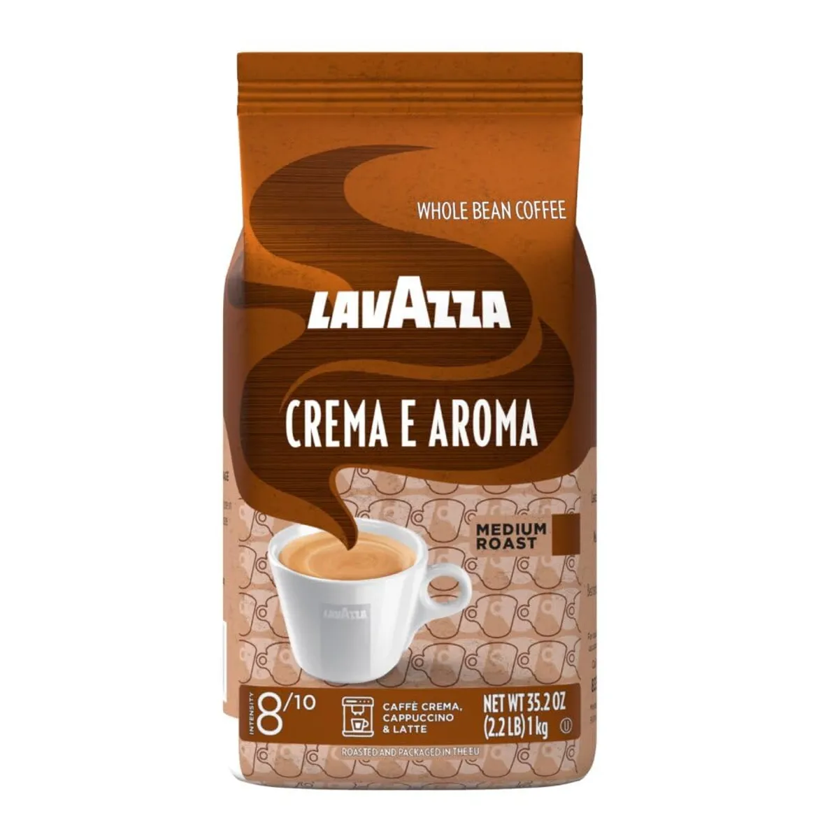 LAVAZZA - Café Crema e Aroma Grano Entero Lavazza 1 kg Kiosclub