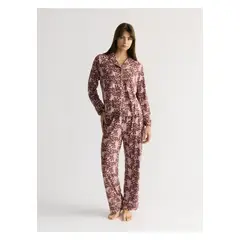 LOUNGE - Set Pijama Flores Bicolor Dreamy