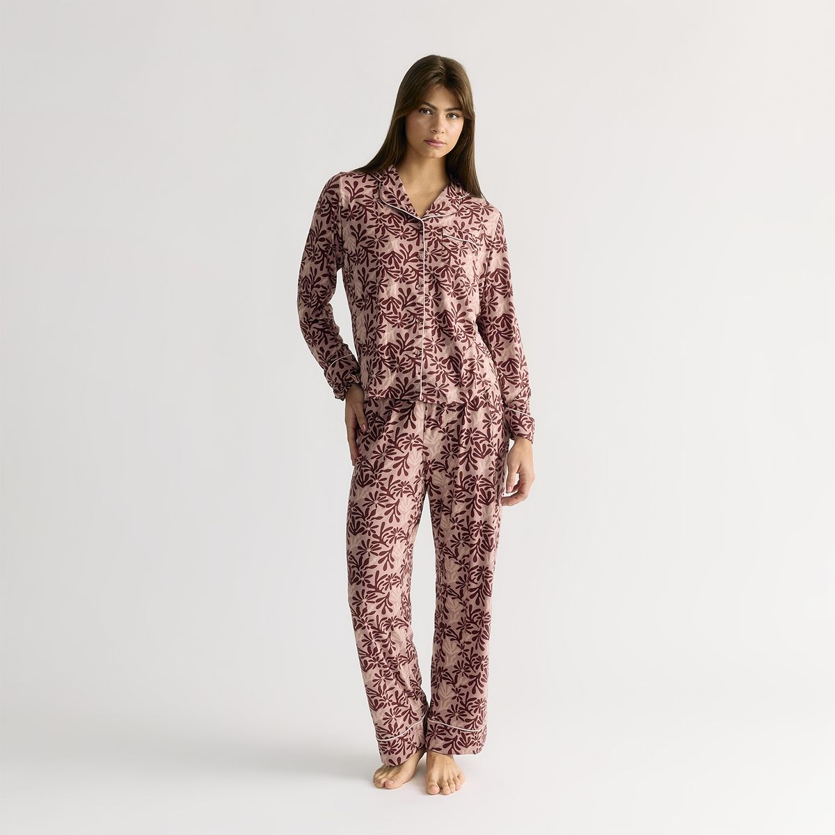 LOUNGE - Set Pijama Flores Bicolor Dreamy LOUNGE