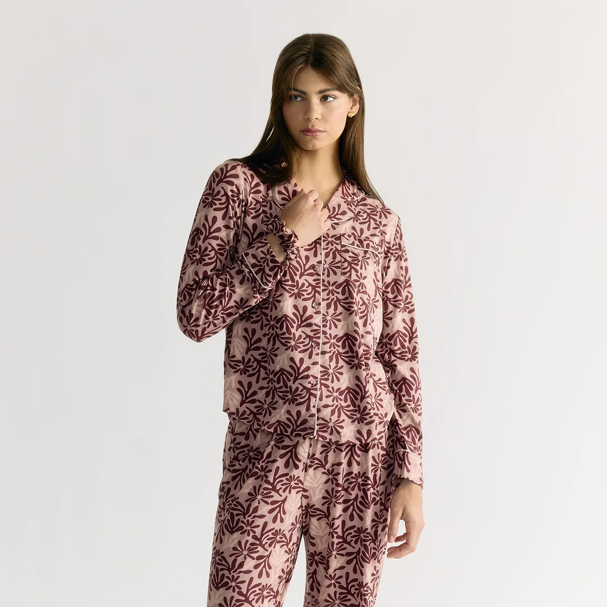 LOUNGE - Set Pijama Flores Bicolor Dreamy LOUNGE