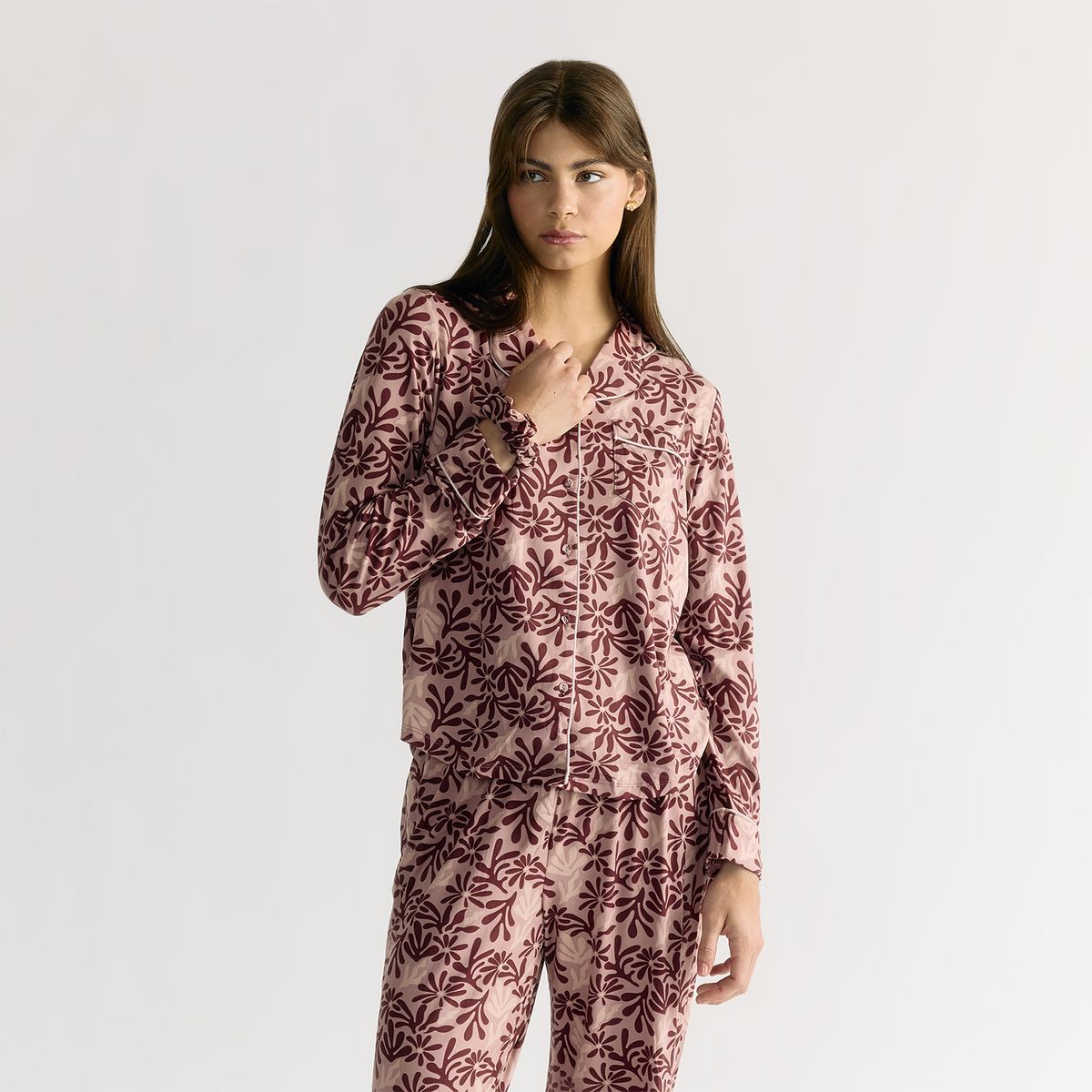LOUNGE - Set Pijama Flores Bicolor Dreamy LOUNGE