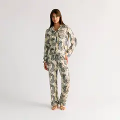 LOUNGE - Set Pijama Mujer Tigres Selvático